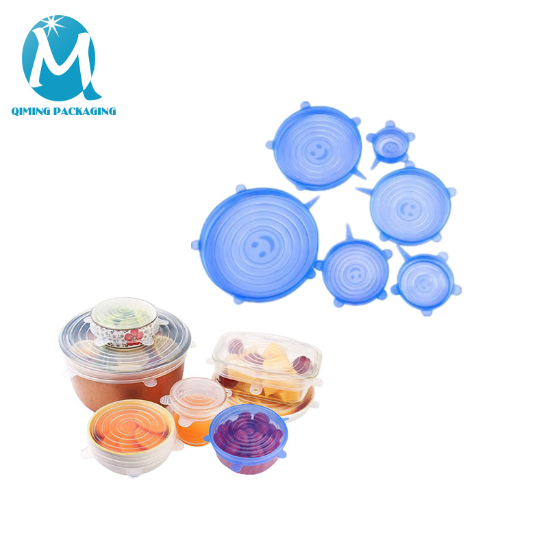 Multi Role Silicone Stretch Lids Qiming Packaging Lids Caps Bungs