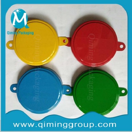 yellow red blue green drum cap seals tab seal - Qiming Packaging Lids ...