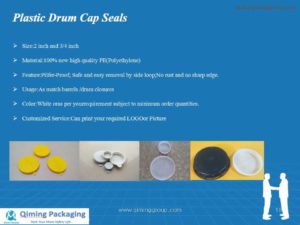 plastic round drum cap seals for barrels drums PP HDPE LDPE