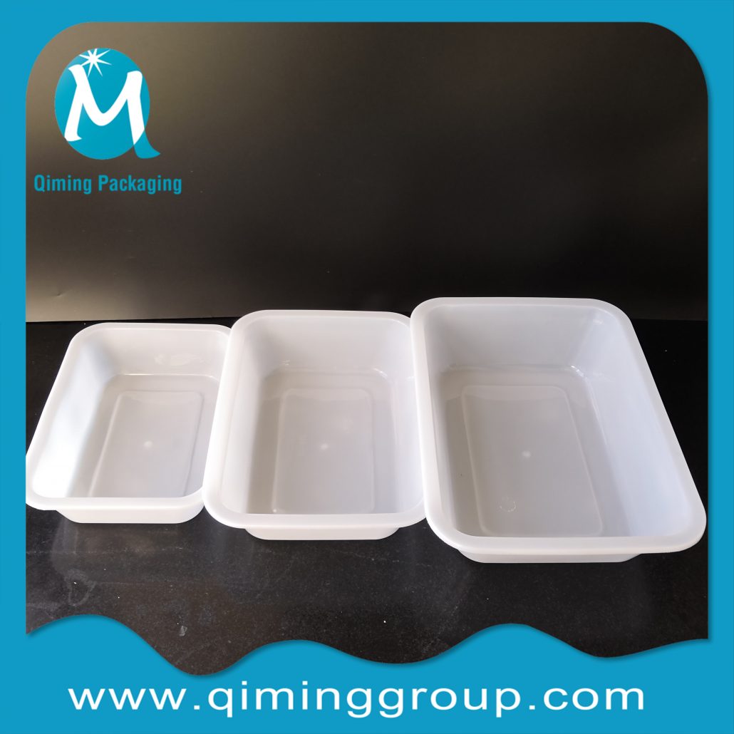 shallow plastic storage trays