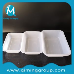 plastic shallow storage tray