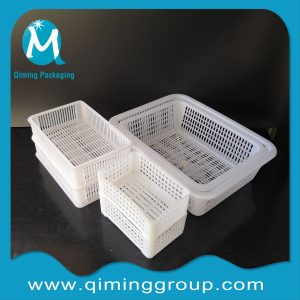 plastic shallow storage trays