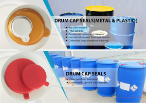 Plastic drum cap seals