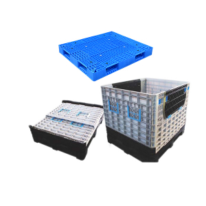 plastic pallets and vented foldable plastic pallet box