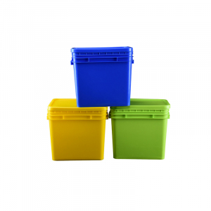 square plastic buckets with lids wholesale