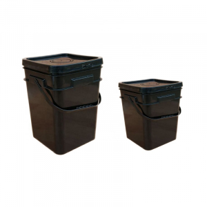 plastic square buckets with lids