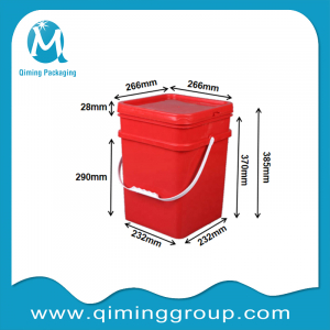 plastic square buckets pails