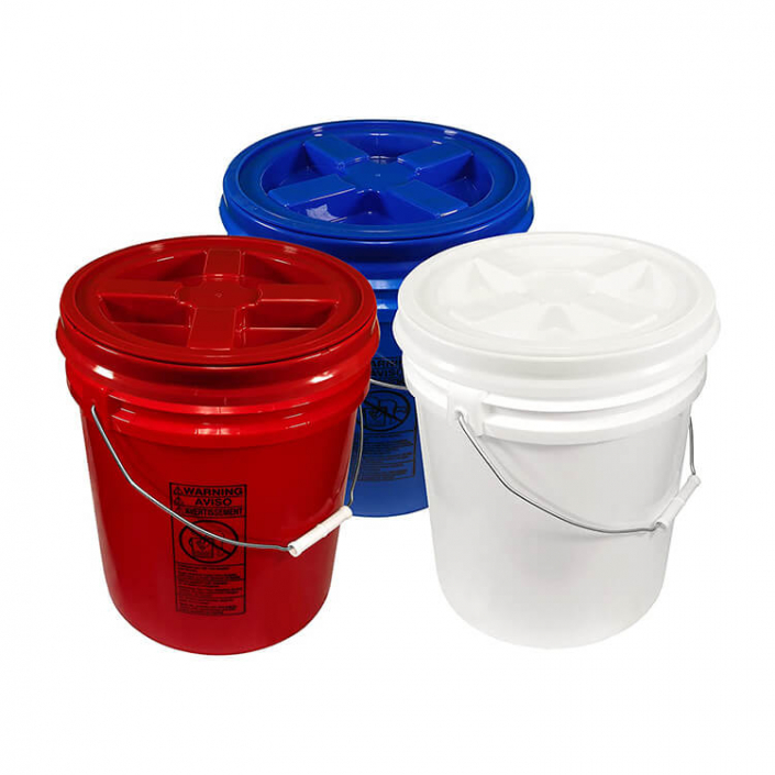 Seal Lids 5 Gallon Pail Screw On Lid Spin Top Bucket Lid For Food Paint Gardening Qiming